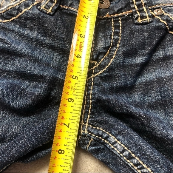 Silver McKenzie Denim Capri Jeans Dark Wash Size 28 - Picture 9 of 10